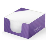 Bloco Cubo Lembrete Brief Rosa 500 Folhas Sem Pauta 84x84mm Cor Lilás