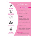 Bloco Cuidados Pós Design De Sobrancelhas C/ Henna
