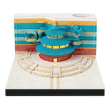 Bloco De Notas 3d Omoshiroi Block Mini, Templo, Calendário D