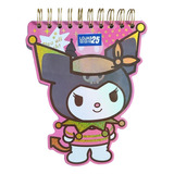 Bloco De Notas Hello Kitty Kuromi Desenho Anotações 2158-13