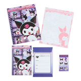 Bloco De Papel De Carta Importado Sanrio Kuromi Journey