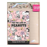 Bloco De Papel De Carta Importado Snoopy And His Friends