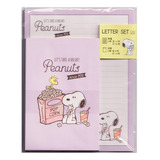 Bloco De Papel De Carta Importado Snoopy Pop Corn