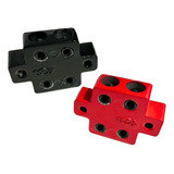 Bloco Distribuidor Polemar Alumínio Barramento 2x2