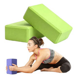 Bloco Em Eva Tijolo De Yoga Pilates Funcional Kit C/ 2 Peças