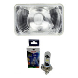 Bloco Farol Honda Nx 200 1994 A 2001 + Lâmpada Farol Led