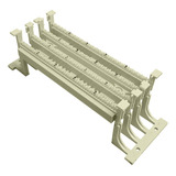 Bloco Idc 110 Com Conectores 100 Pares C/ Suporte Para Fixar