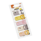 Bloco Marcador Pagina Adesivo Smart Notes Funny Bichinhos 25