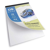 Bloco Marker Papel Para Desenho E Pintura A4 300g 12 Fls Cis
