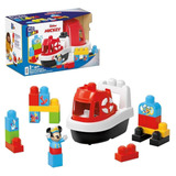 Bloco Montar Disney Construcao Barco Do Mickey 18 Pecas Novo