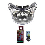Bloco Óptico Farol Biz 125 2011/2017 + Lâmpada Led M5 6500k