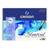 Bloco Papel Aquarela Montval Canson Grão Fino 300g A4