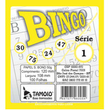 Bloco Para Bingo Amarelo 120x108mm 100