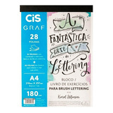 Bloco Para Brush Lettering A4 180g/m²