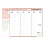 Bloco Planner Semanal A4 C/ Horário Diário 50 Fls - 120g/m²