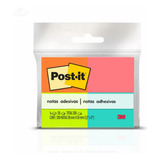 Bloco Post-it 38x50mm 3m Notas Adesivas 4 Cores 50 Fls Tropi