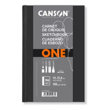 Bloco Sketchbook Canson One 98fls 100g/m2 A5 (14cmx21,6cm)