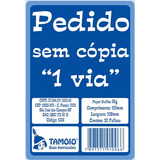 Bloco Talão De Pedido C/ 1 Via 50 Folhas 108x155mm Tamoio