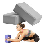 Bloco Tijolo De Pilates Yoga Funcional Em Eva Kit C/ 2 Peças