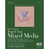 Bloco Toned Mixed Media Tan Série 400 300 G/m² 27,9 X 35,6 C
