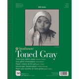 Bloco Toned Sketch Gray Série 400 118 G/m² 22,9 X 30,5 Cm Co