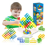 Blocos De Construção Tetra Jogo Empilhe Infantil Brinquedo
