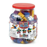 Blocos De Montar 176 Peças Brinquedo Educativo Infantil