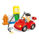 Blocos De Montar Ação Movel Posto De Serviços - Polibrinq