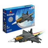 Blocos De Montar Avião De Combate 222 Peças Compatível Lego Versão Do Personagem Militar