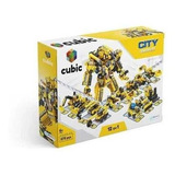 Blocos De Montar Cubic City Construção 12x1 Com 573pç Br1093