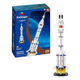 Blocos De Montar Foguete Espacial 292 Peças Compatível Lego