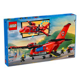 Blocos De Montar Lego City Avião Dos Bombeiros 60413 Quantidade De Peças 478