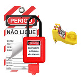 Bloqueio Eletricista Nr10 /cadeado/disp. Disj/cartão Id