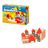 Bloquinhos De Madeira Brincando De Engenheiro Nº2 - Xalingo