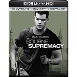 Blu Ray 4k Ultra Hd A Supremacia Bourne - Dub/leg. Lacrado