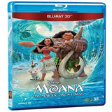 Blu-ray 3d Moana - Um Mar De Aventuras
