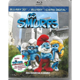 Blu-ray 3d Os Smurfs + Dvd