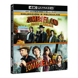 Blu-ray 4k Uhd Box Zumbilândia 1 E 2 / Audio Ptbr / Lacrado