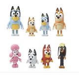 Bluey Family 8pcs Bluey Bingo Ação