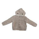 Blusa Agasalho Infantil Tricot Capuz Tubarão Menino Inverno