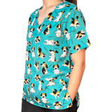 Blusa Avulsa Bata Scrub Hospitalar Veterinária Cachorrinho