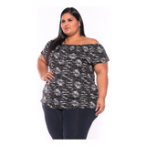 Blusa Bata Ombrinho Ciganinha Plus Size Verao Barato Bonito 
