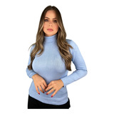 Blusa Cacharrel Feminina Lã Trico Tricot Gola Alta Atacado