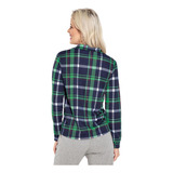 Blusa Camisa Xadrez Feminina Tamanho Gg Pronta Entrega S8