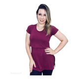 Blusa De Amamentação Varias Cores Gestante T-shirt