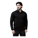 Blusa De Frio Casaco Suéter Masculino Gola V 
