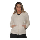 Blusa De Frio Feminina Pelinho Casaco