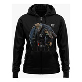 Blusa De Frio Moletom Jiu Jitsu Brasileiro C/capuz E Zíper