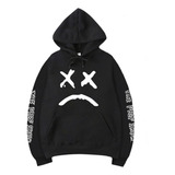 Blusa De Frio Moletom Lil Peep The Peep Show Rapper Canguru