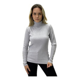 Blusa De Lã Facinelli Canelada Manga Longa